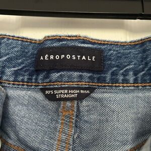 Aeropostale 90’s super high rise straight Jean.